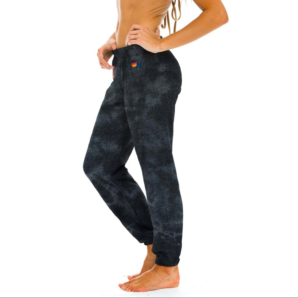 Aviator Nation Women’s Hand Dyed Sweatpants - Vintage Charcoal